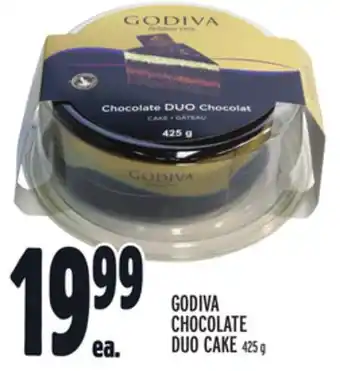 Metro Godiva chocolate duo cake offer