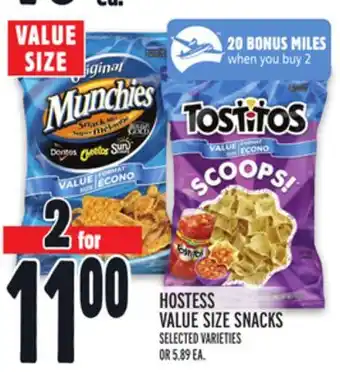 Metro Hostess value size snacks offer