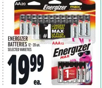 Metro Energizer batteries offer