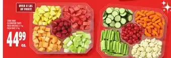Metro Store made celebration trays fresh vegetable offer