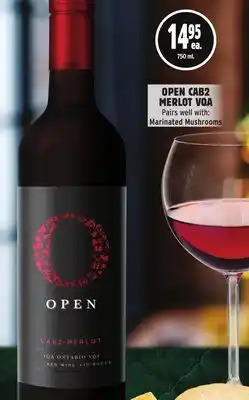 Metro Open cab2 merlot vqa offer
