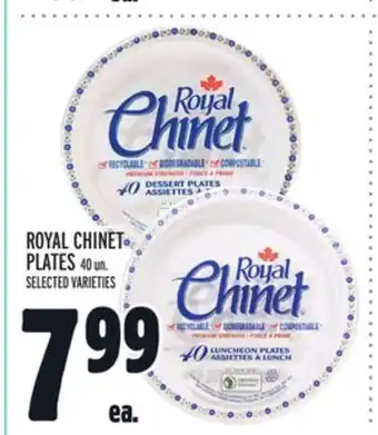Metro Royal chinet plates offer