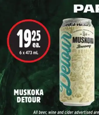 Metro Muskoka detour offer