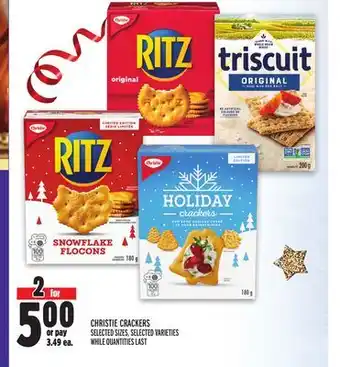 Metro Christie crackers offer