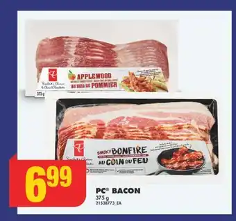 No Frills Pc bacon, 375 g offer