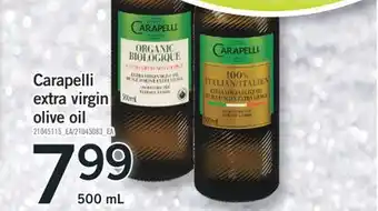 Fortinos Carapelli extra virgin olive oil 500 ml offer