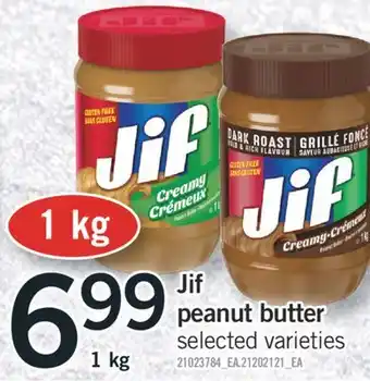 Fortinos Jif peanut butter offer