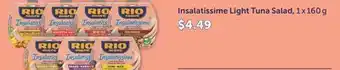 Fortinos Insalatissime light tuna salad offer