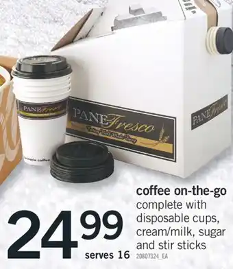 Fortinos Coffee-the-go milk sugar stir offer