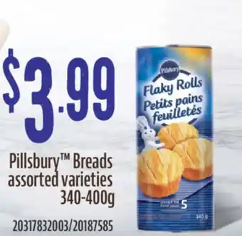 Fortinos Pillsbury breads, 340-400g offer
