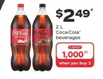 Fortinos 2 l coca-cola beverages offer