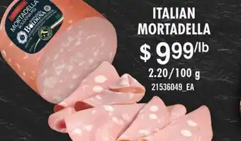 Fortinos Italian mortadella offer