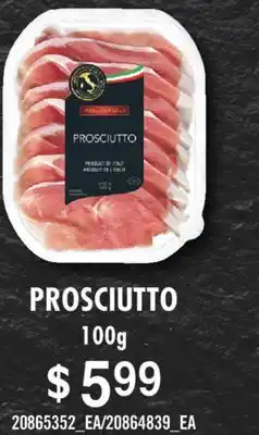 Fortinos Prosciutto offer