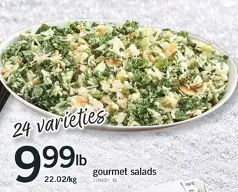 Fortinos Gourmet salads offer