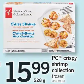 Fortinos Pc crispy shrimp, 528 g offer