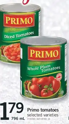 Fortinos Primo tomatoes, 796 ml offer
