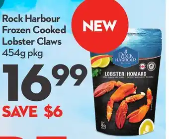 Longo's Rock harbour frozen cooked lobster claws offer