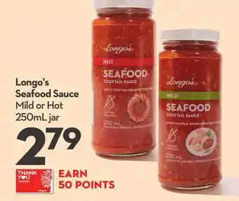 Longo's Longo's seafood sauce offer