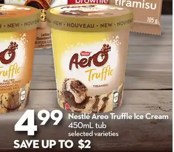 Longo's Nestlé areo truffle ice cream offer