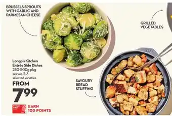 Longo's Longo's kitchen entrée side dishes offer