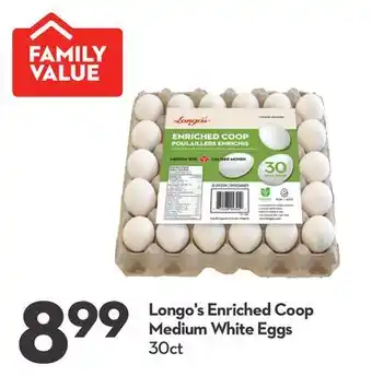 Longo's Longo's enriched coop medium white eggs offer