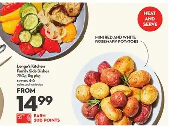 Longo's Longo's kitchen family side dishes offer