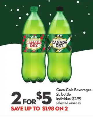 Longo's Coca-cola beverages offer