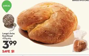 Longo's Longo's swiss knot bread offer