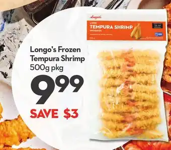 Longo's Longo's frozen tempura shrimp offer