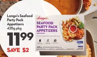 Longo's Longo's seafood party pack appetizers offer