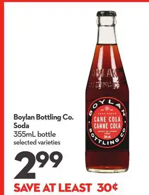 Longo's Boylan bottling co. soda offer