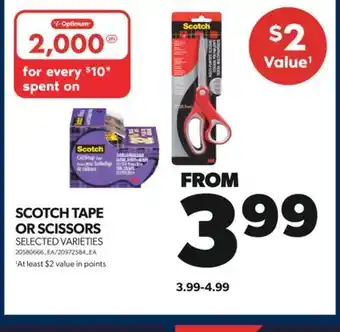 Real Canadian Superstore Scotch tape or scissors offer