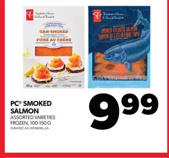 Real Canadian Superstore Pc smoked salmon, 100-150 g offer