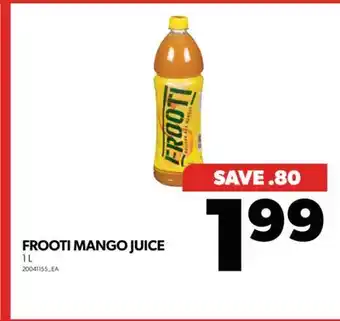 Real Canadian Superstore Frooti mango juice, 1 l offer