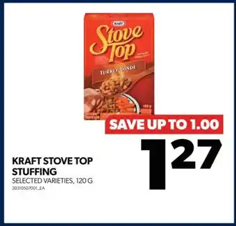 Real Canadian Superstore Kraft stove top stuffing, 120 g offer