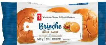 Real Canadian Superstore Pc brioche buns, 6's offer