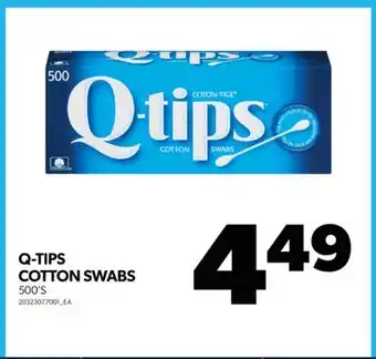 Real Canadian Superstore Q-tips cotton swabs, 500's offer