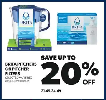 Real Canadian Superstore Brita pitchers or pitcher filters offer
