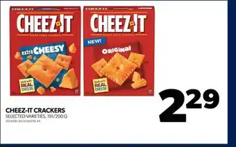 Real Canadian Superstore Cheez-it crackers, 191/200 g offer