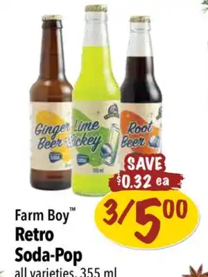 Farm Boy Farm boy retro soda-pop offer