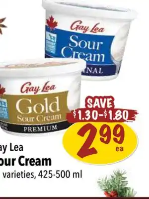 Farm Boy Gay lea sour cream offer