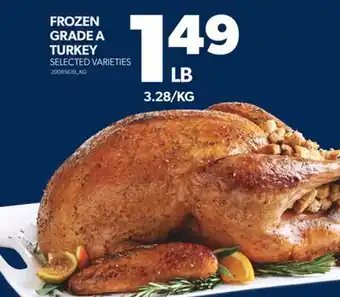 Real Canadian Superstore Frozen grade a turkey offer
