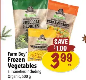 Farm Boy Farm boy frozen vegetables offer
