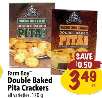 Farm Boy Farm boy double baked pita crackers offer