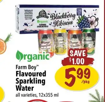 Farm Boy Farm boy flavoured sparkling water offer
