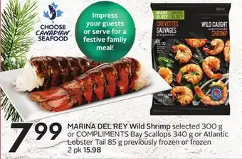 Sobeys Wild shrimp offer