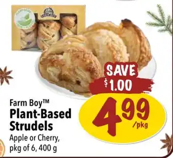 Farm Boy Farm boy plant-based strudels offer