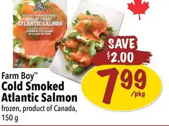 Farm Boy Farm boy cold smoked atlantic salmon offer