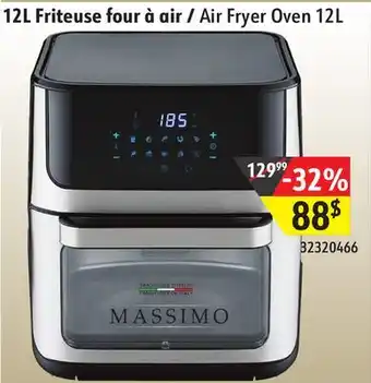 Sushi Shop Massimo air fryer oven 12l offer