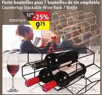 Sushi Shop Countertop stackable wine rack 7 bottle offer